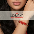 Bracelet Rouge en Corail Naturel — Corail Authentique