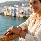 Bracelet Rouge en Corail Naturel — Corail Authentique
